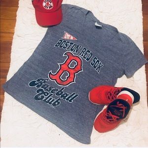 red sox v neck shirt